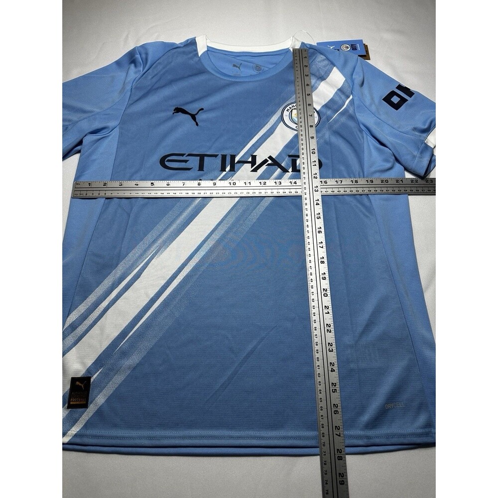 Puma Manchester City Home Jersey Mens Size Large Authentic 780338 NWT New - Picture 8 of 16